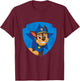 PAW Patrol Chase Big Chest Shield Emblem T-Shirt - T-Shirt | Maroon