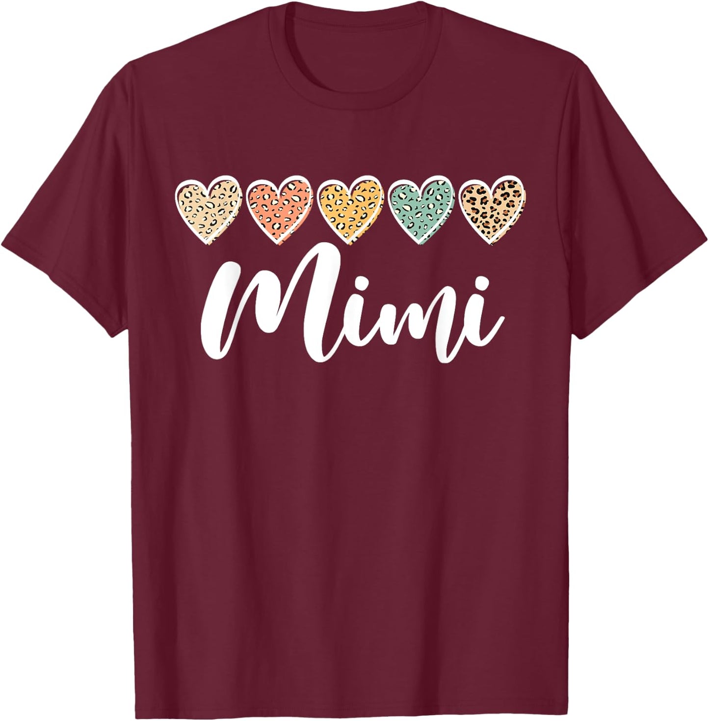 Mimi Life for Grandma Grandmother Announcement T-Shirt - T-Shirt | Maroon