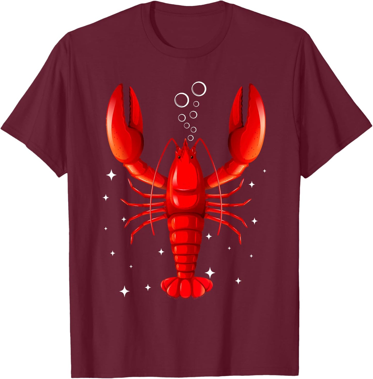 Lobster T-Shirt - T-Shirt | Maroon