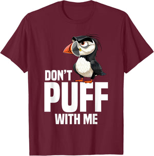 Puffin Stuffed Animal iceland Costume Stuffed Puffin T-Shirt - T-Shirt | Maroon