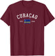 Curacao Flag Est 1499 Vintage Vacation Souvenir T-Shirt - T-Shirt | Maroon