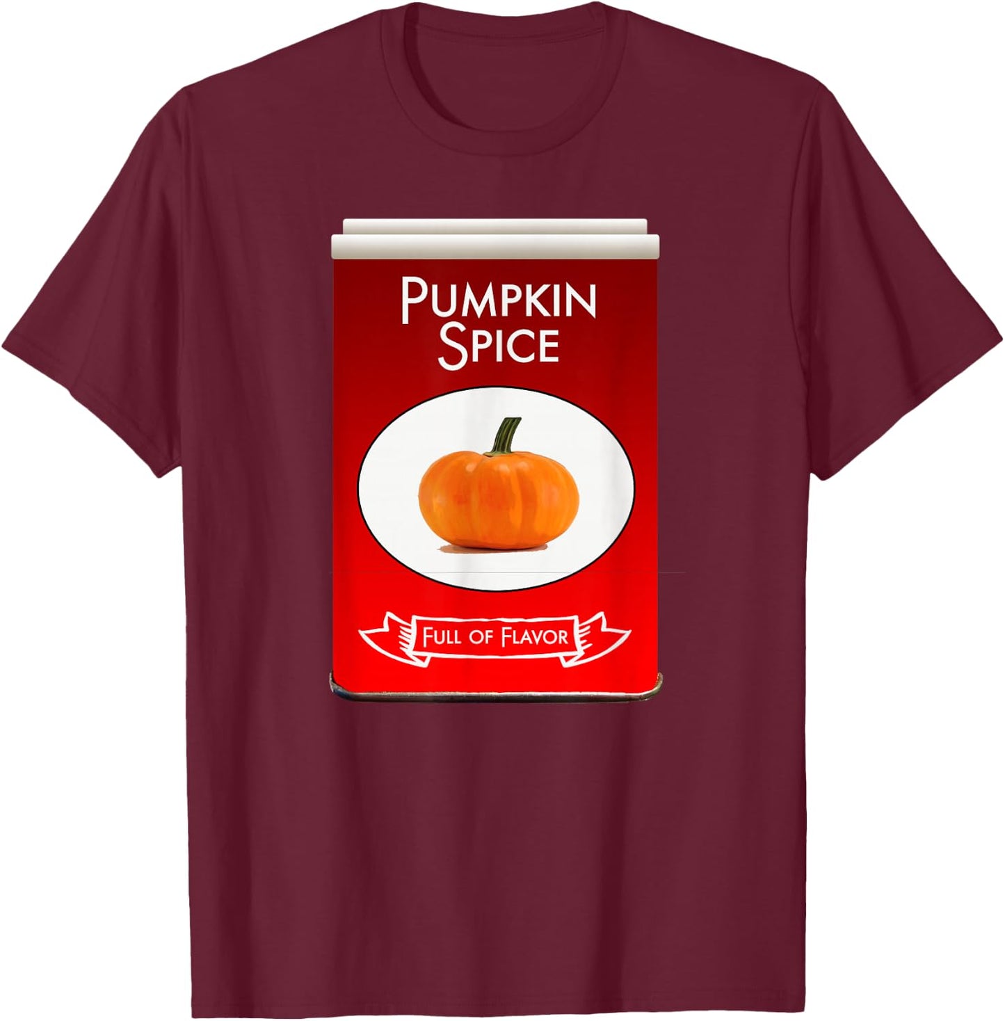 Pumpkin Spice Tin Girls Matching Halloween Costume T-Shirt - T-Shirt | Maroon