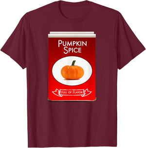 Pumpkin Spice Tin Girls Matching Halloween Costume T-Shirt - T-Shirt | Maroon