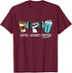Coffee Weights Protein Shakes - Workout Gym Weightlifting T-Shirt - T-Shirt | Maroon