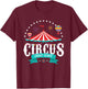 Circus Carnival Birthday Party T-Shirt - T-Shirt | Maroon