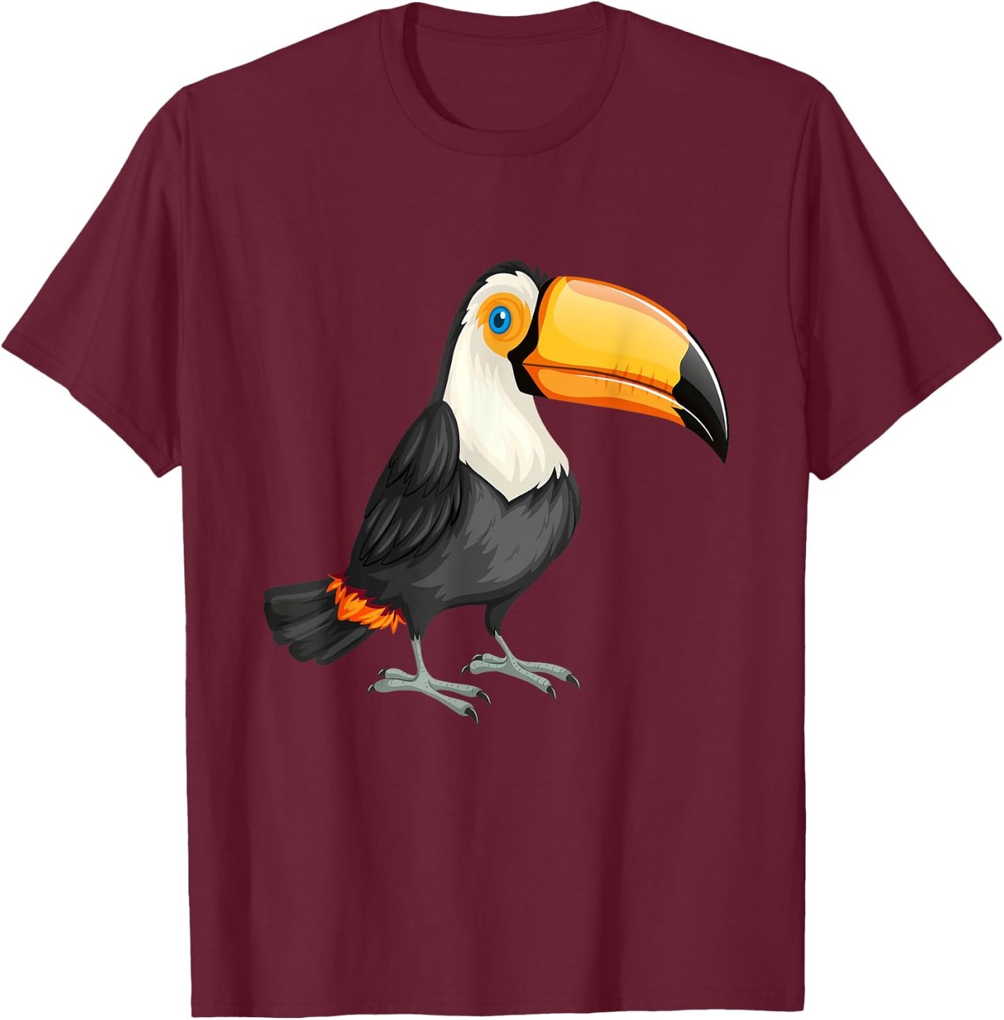 Funny Toucan Bird Tropical Rainforest Animal Wildlife T-Shirt - T-Shirt | Maroon
