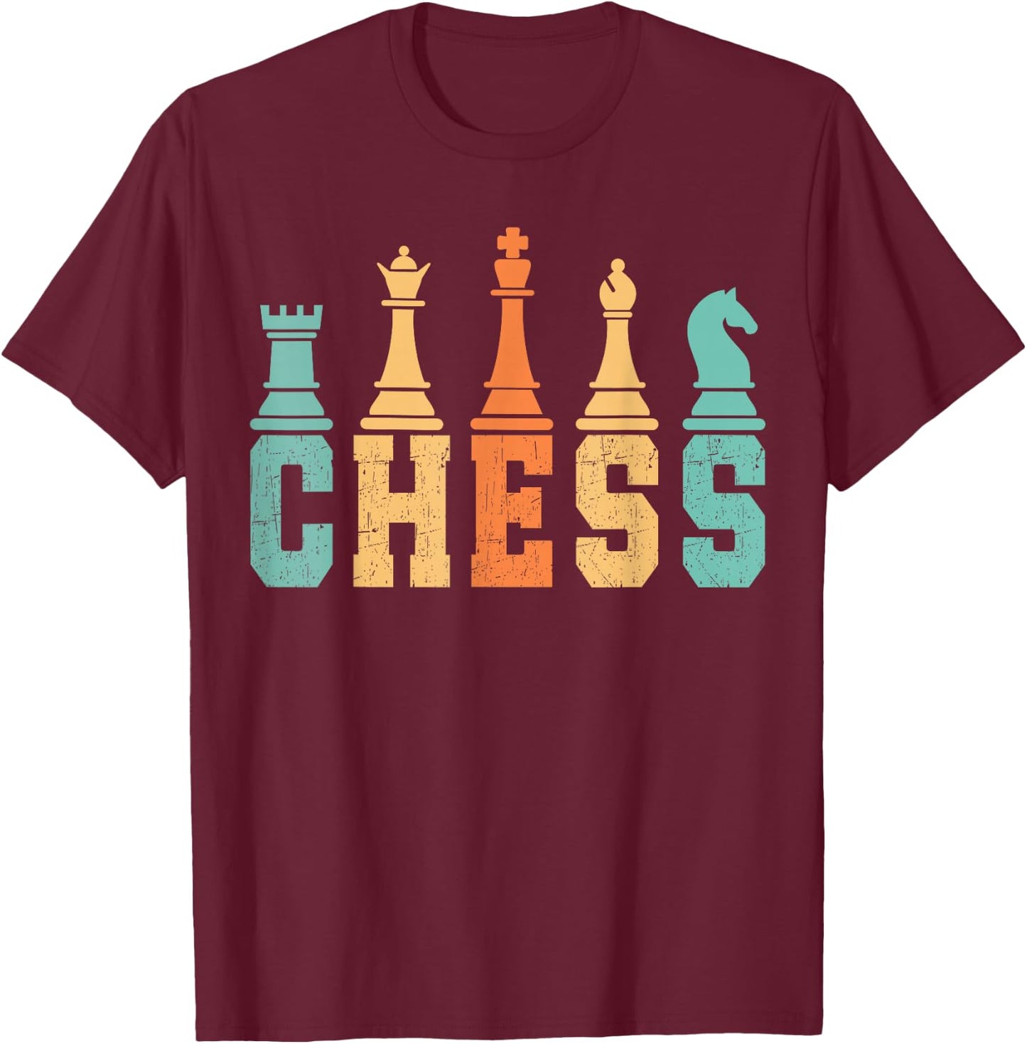 Chess T-Shirt - T-Shirt | Maroon