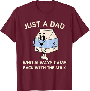 Funny Fathers Day Aesthetic Unhinged Cute Humor and Vintage T-Shirt - T-Shirt | Maroon