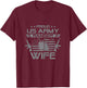 Proud US Army Ranger Wife Flag American USA Military Veteran T-Shirt - T-Shirt | Maroon