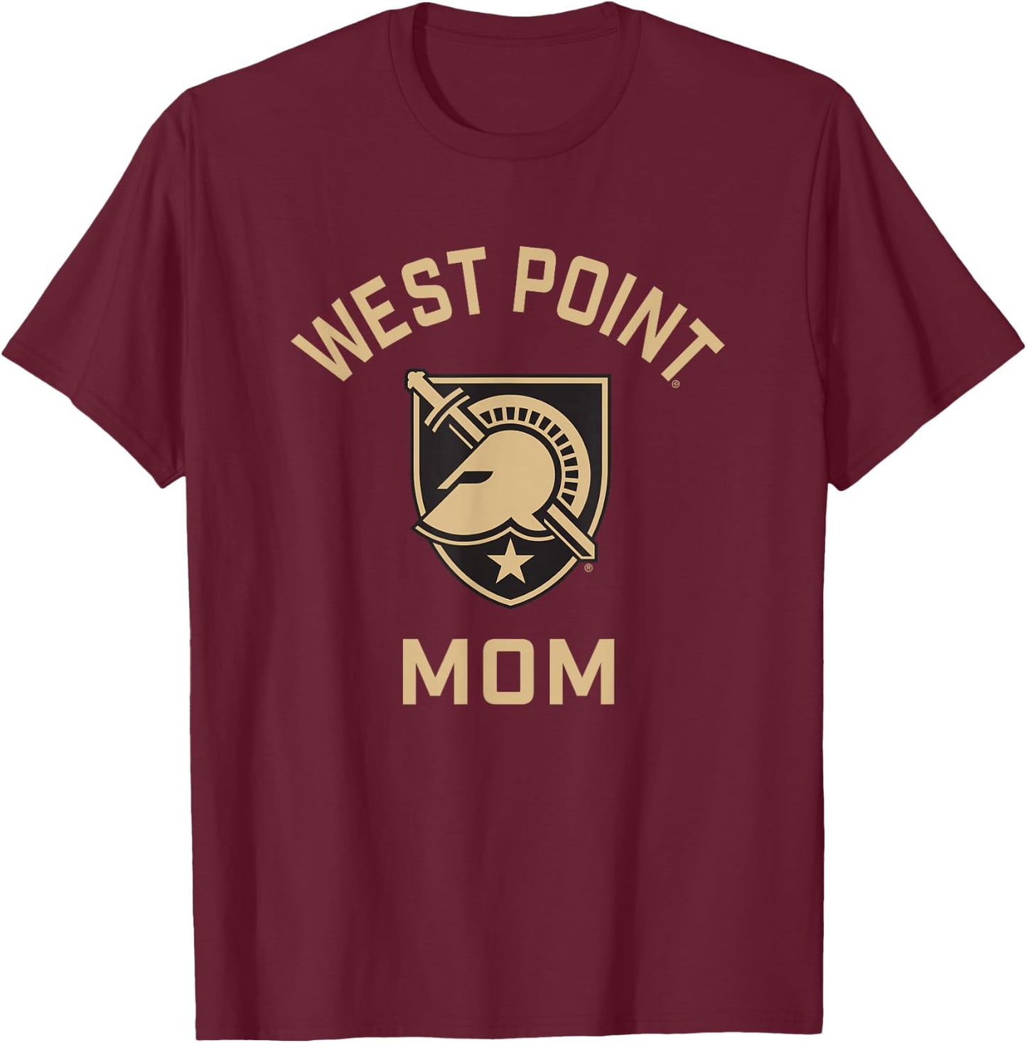 Army West Point Black Knights Arched Mom T-Shirt - T-Shirt | Maroon