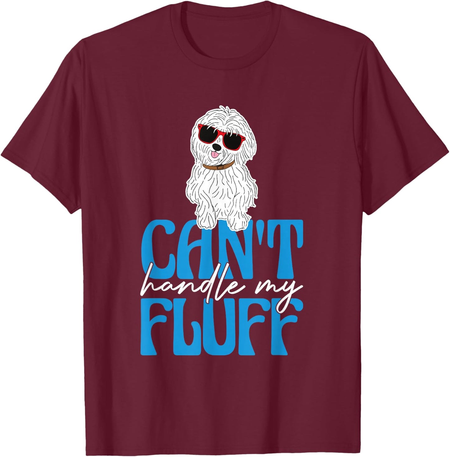 Coton De Tulear Lover Dog Owner Funny Coton De Tulear Men Women Girls Kids T-Shirt - T-Shirt | Maroon