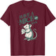 Cute Mouse With Cheese - Have A Mice Day T-Shirt - T-Shirt | Maroon