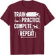 Canine Dog Agility T-Shirt - T-Shirt | Maroon