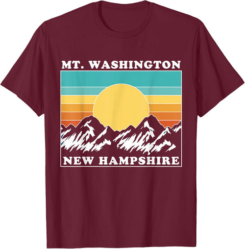 Mount Washington NH Vintage Sunset, Mt Washington