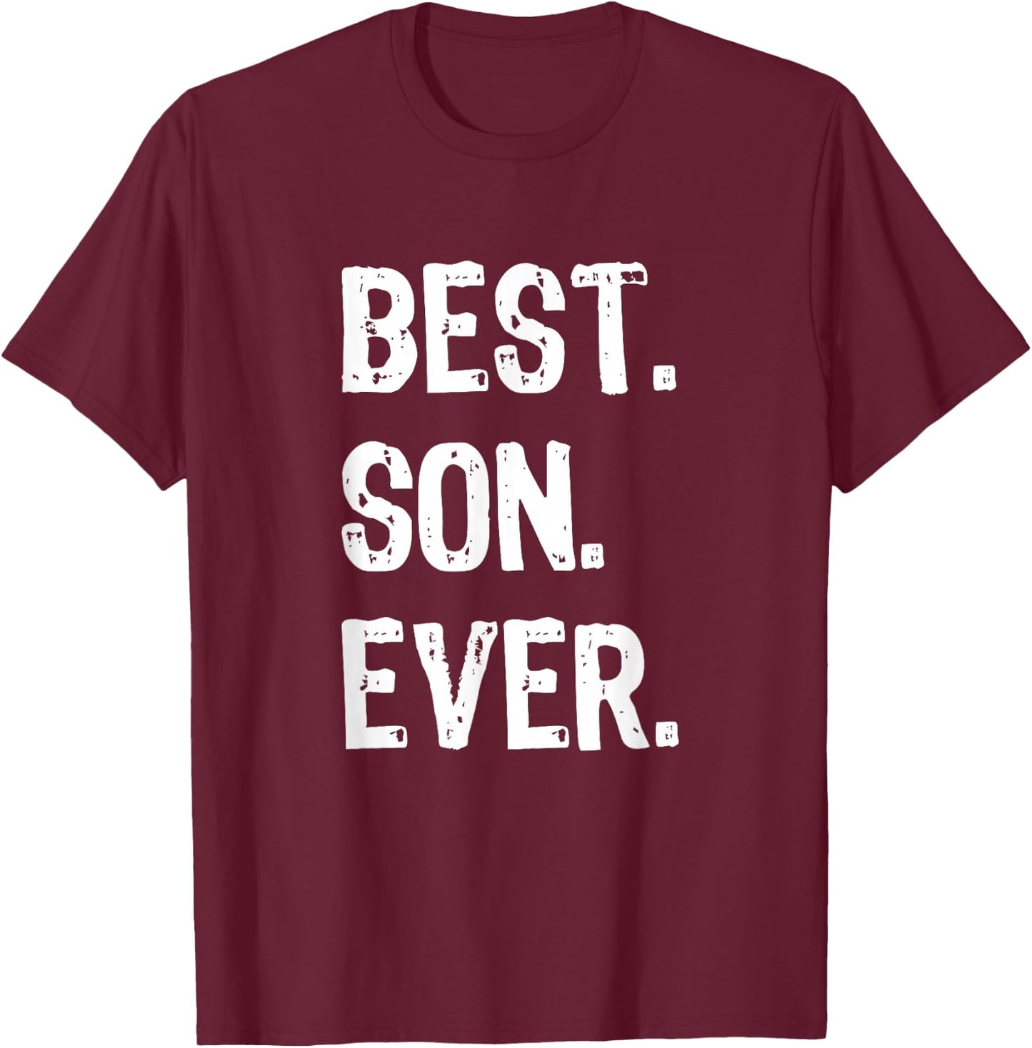 Best Son Ever Funny Family Cool T-Shirt - T-Shirt | Maroon