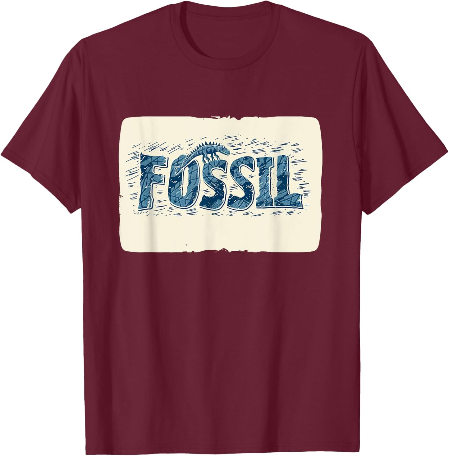 Awesome Fossil Costume T-Shirt - T-Shirt | Maroon