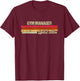 Vintage Gym Manager Limited Edition T-Shirt - T-Shirt | Maroon