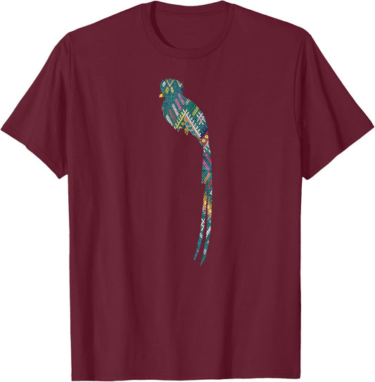 Quetzal Guatemala Chapin Antigua Tikal Tradicional Maya 502 T-Shirt - T-Shirt | Maroon