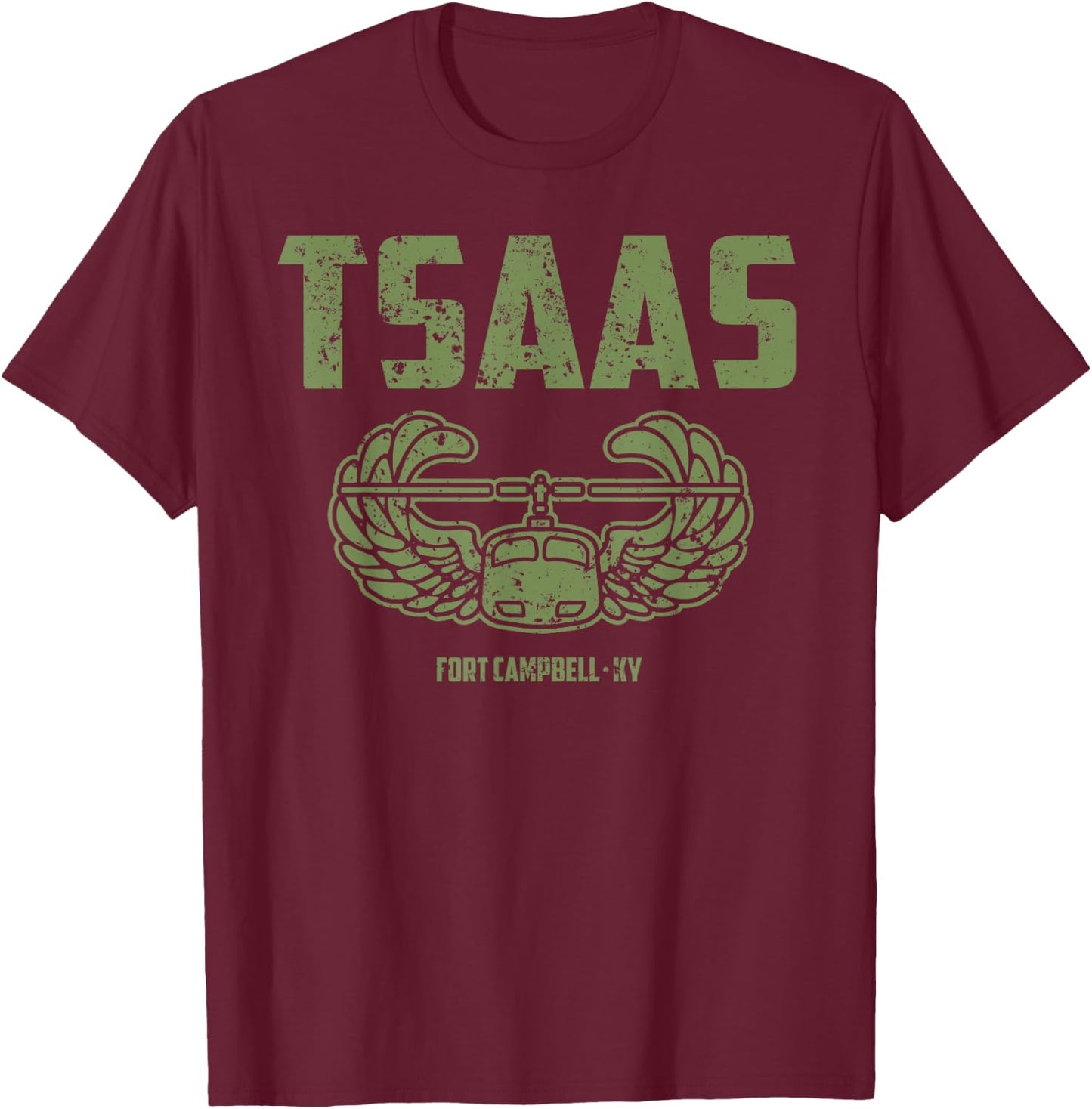 TSAAS Sabalauski Air Assault School US Army 101st Airborne T-Shirt - T-Shirt | Maroon