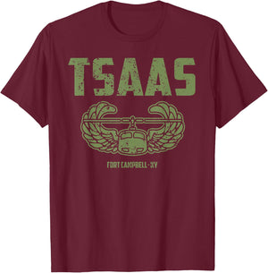 TSAAS Sabalauski Air Assault School US Army 101st Airborne T-Shirt - T-Shirt | Maroon