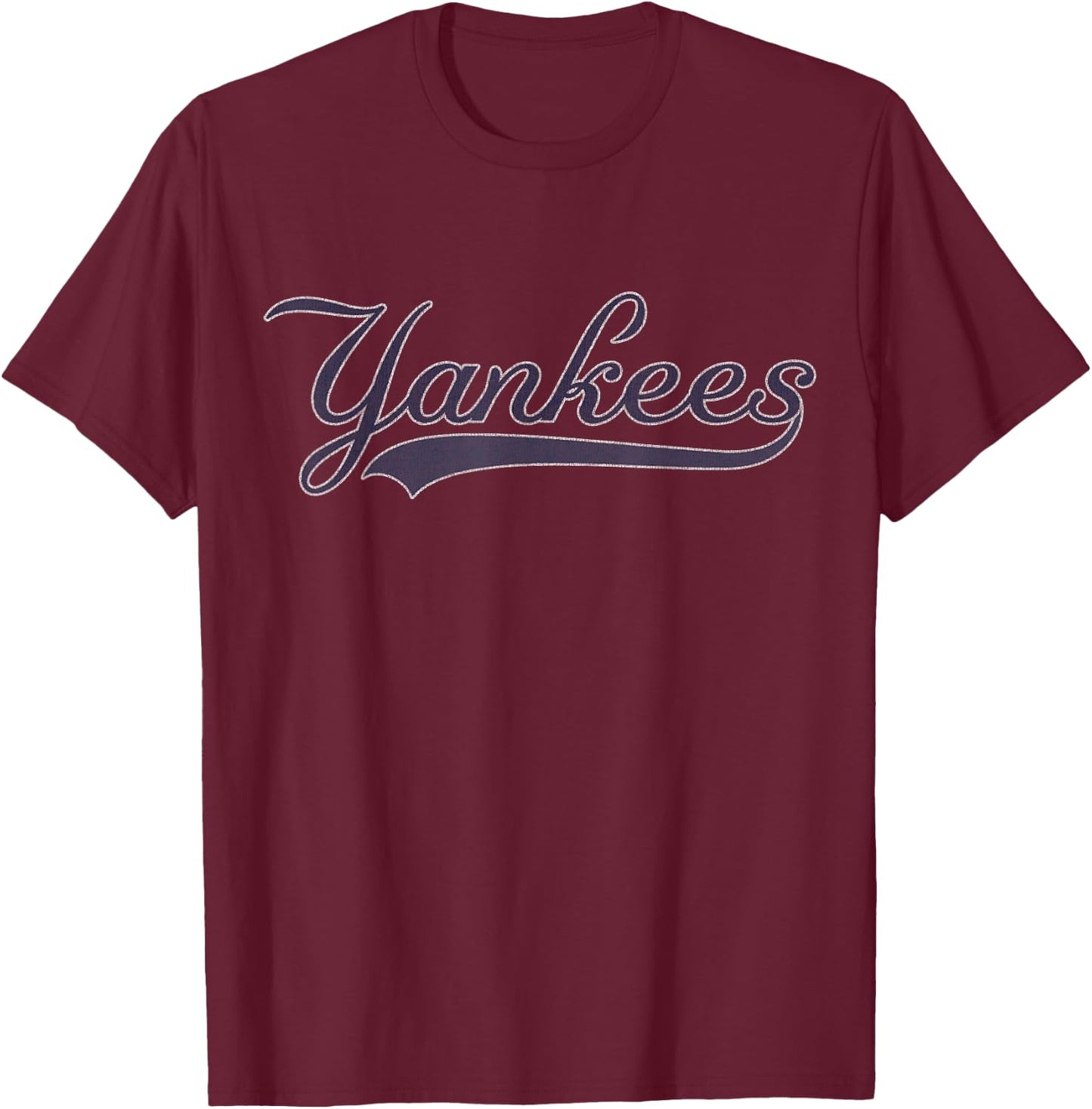 Yankees Vintage Retro Style Classic 70s & 80s T-Shirt - T-Shirt | Maroon