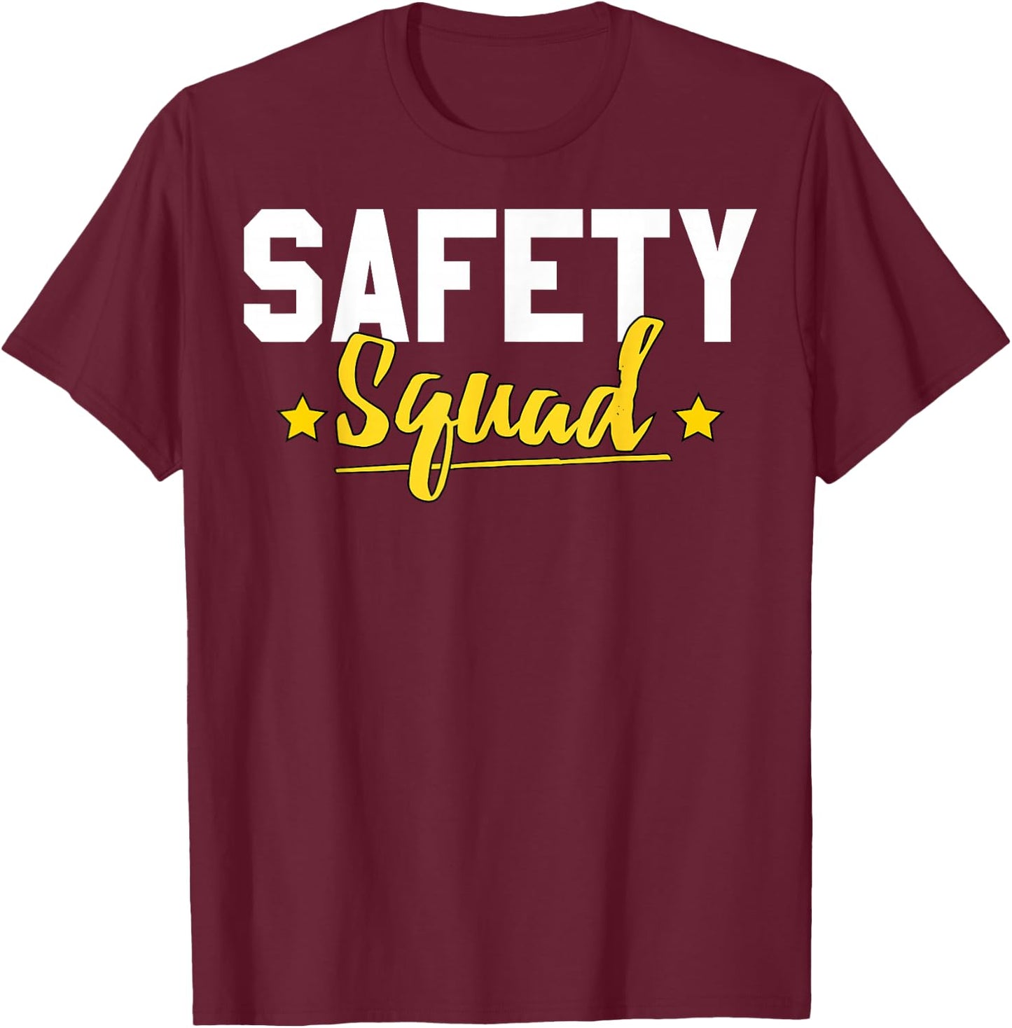 Occupational Health Safety Officer Manager Supervisor Squad T-Shirt - T-Shirt | Maroon