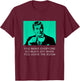 Bring Everyone Joy When You Leave Sarcastic Meme Coffee Guy T-Shirt - T-Shirt | Maroon