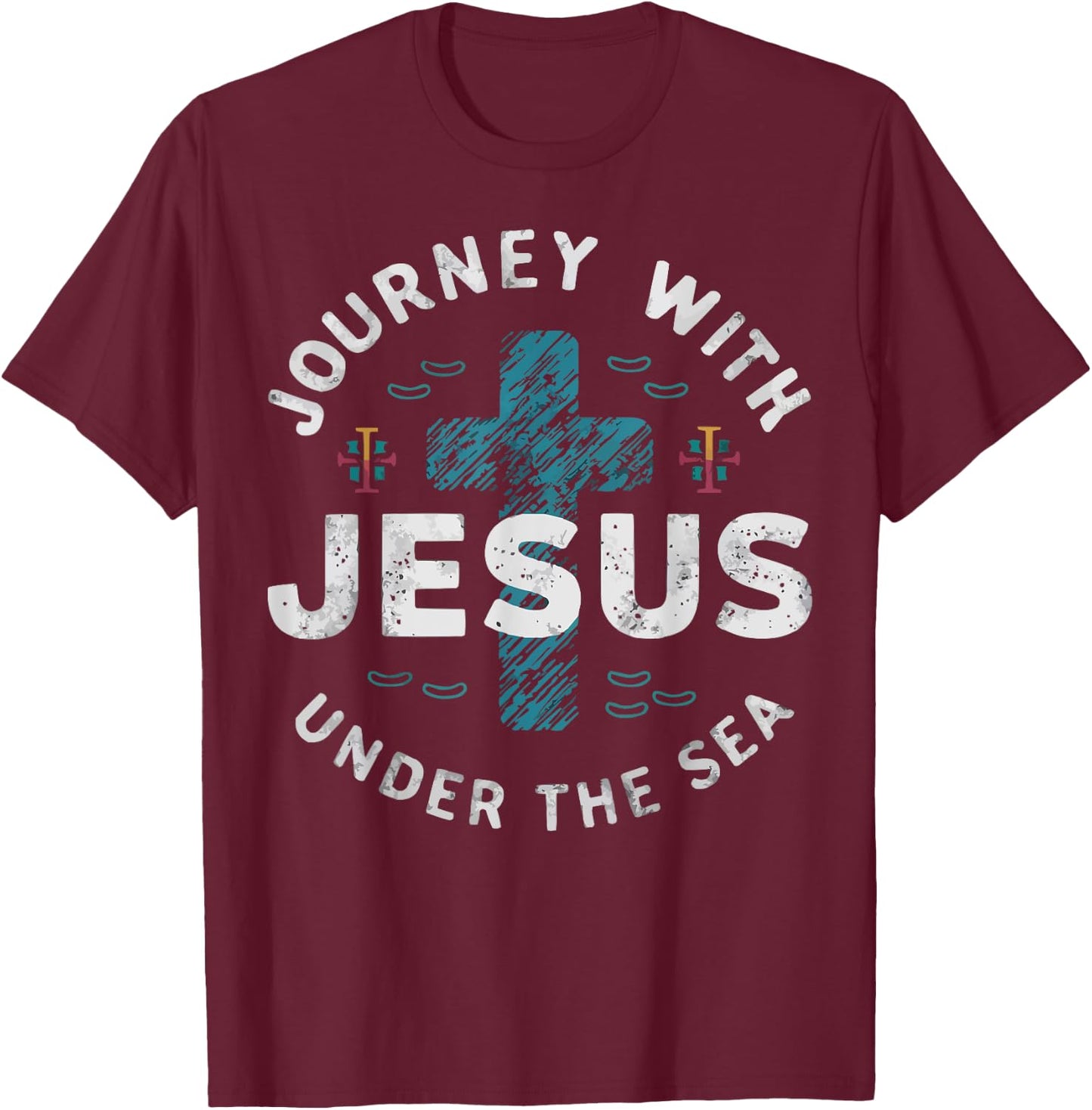 Scuba VBS Squad Vacation Bible School Christian Teacher T-Shirt - T-Shirt | Maroon