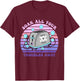 Soak All Your Troubles Away Toaster Bath Quote T-Shirt - T-Shirt | Maroon