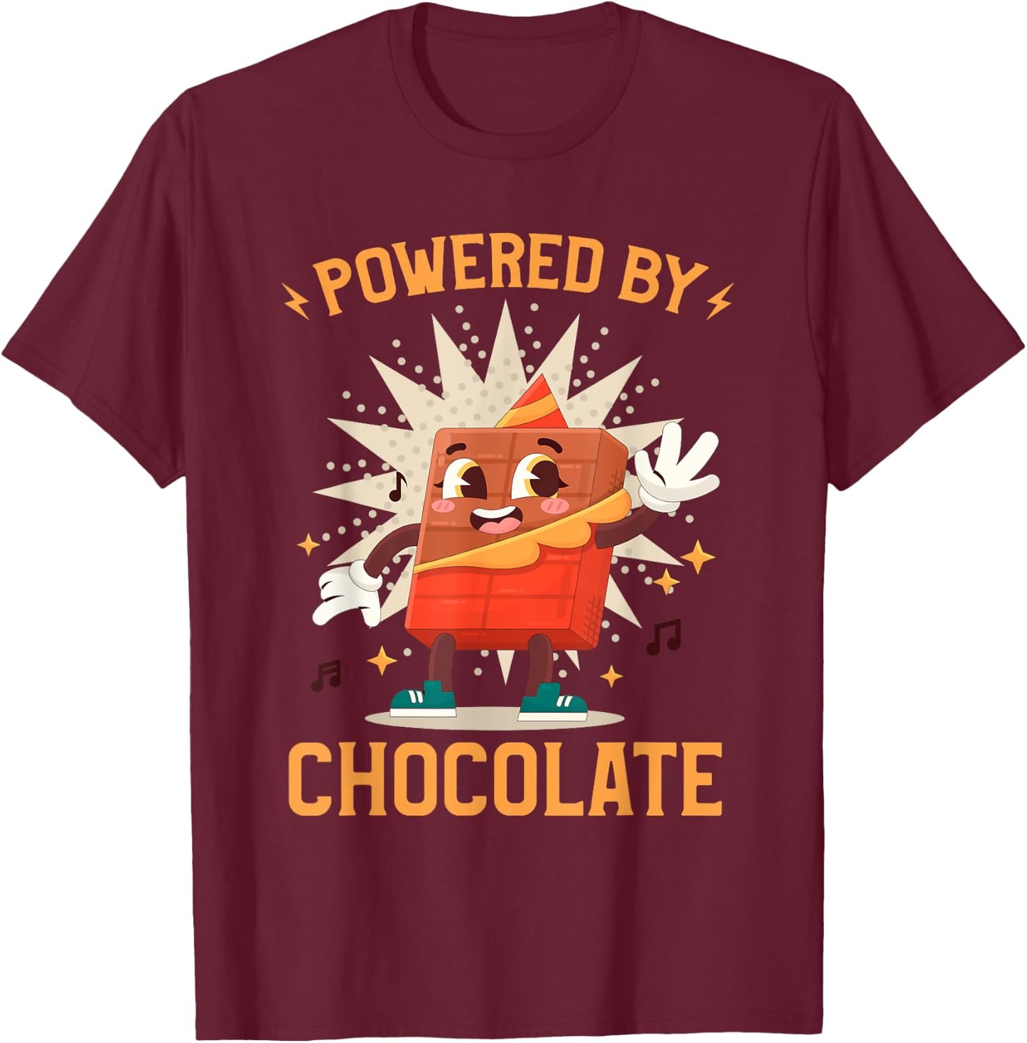 Sweets Chocolate Bars Chocolate Lover Chocolate Milk Quote T-Shirt - T-Shirt | Maroon