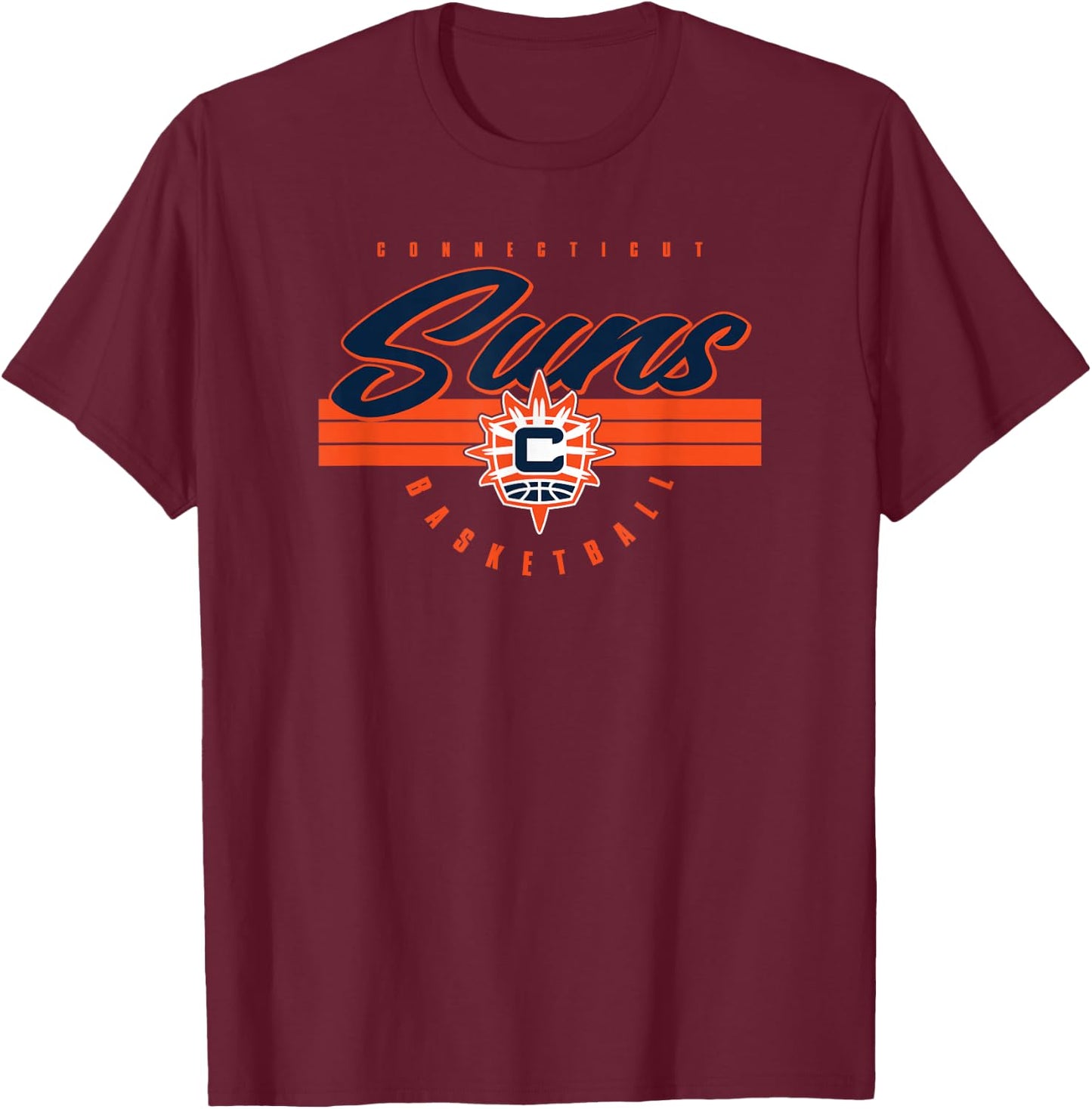 WNBA Connecticut Sun Off The Bench T-Shirt - T-Shirt | Maroon