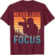 Cool Photography Design Women Camera Photographer T-Shirt - T-Shirt | Maroon
