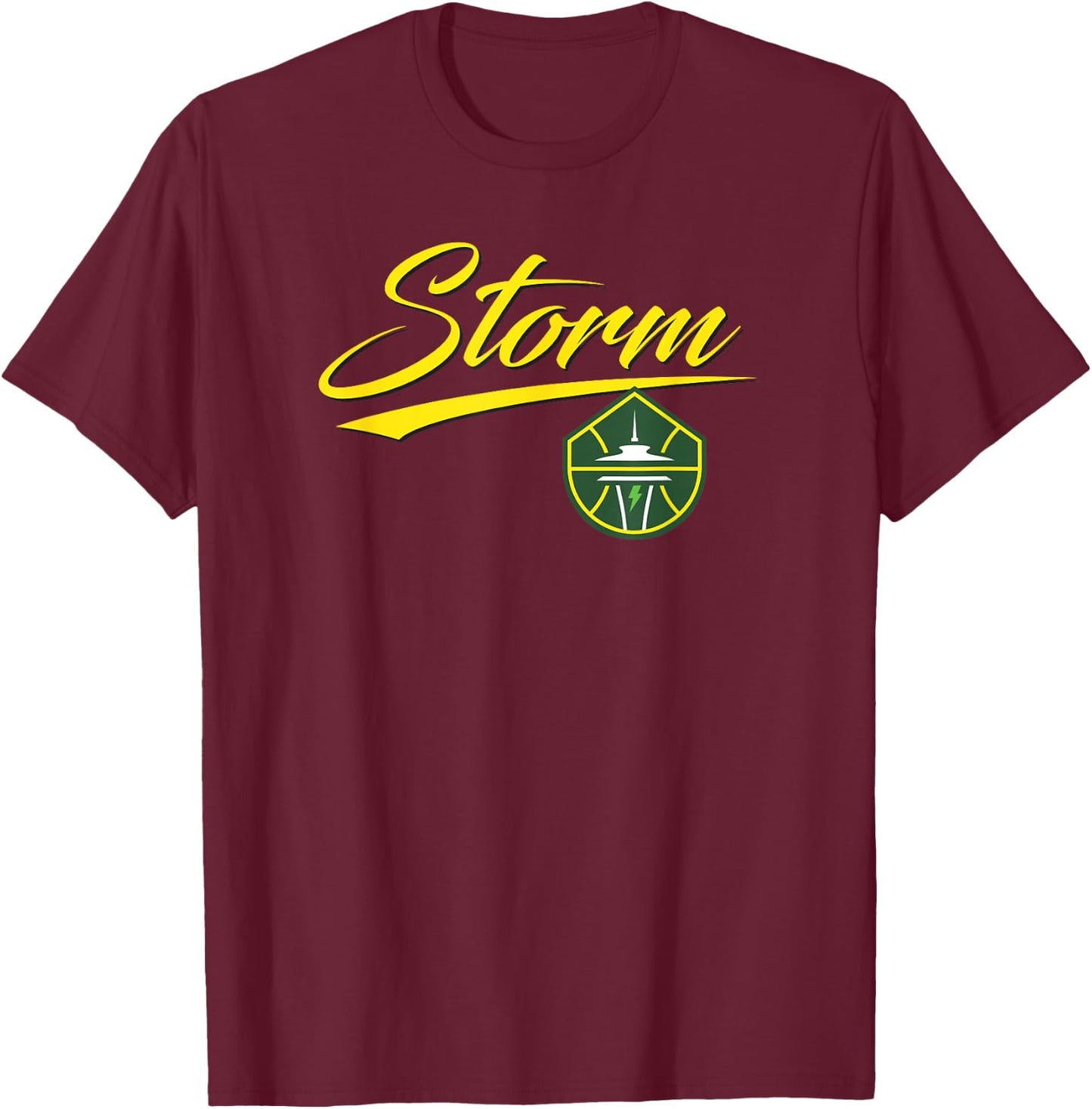 WNBA Seattle Storm Officially Licensed T-Shirt - T-Shirt | Maroon