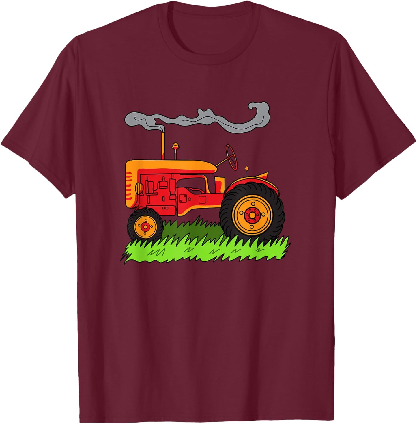 Tractor apparel Women Boys & Girls Farm Equipment T-Shirt - T-Shirt | Maroon