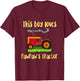 Kids Kids Tractor Grandpa - Just a boy who loves PawPaw's Tractor T-Shirt - T-Shirt | Maroon