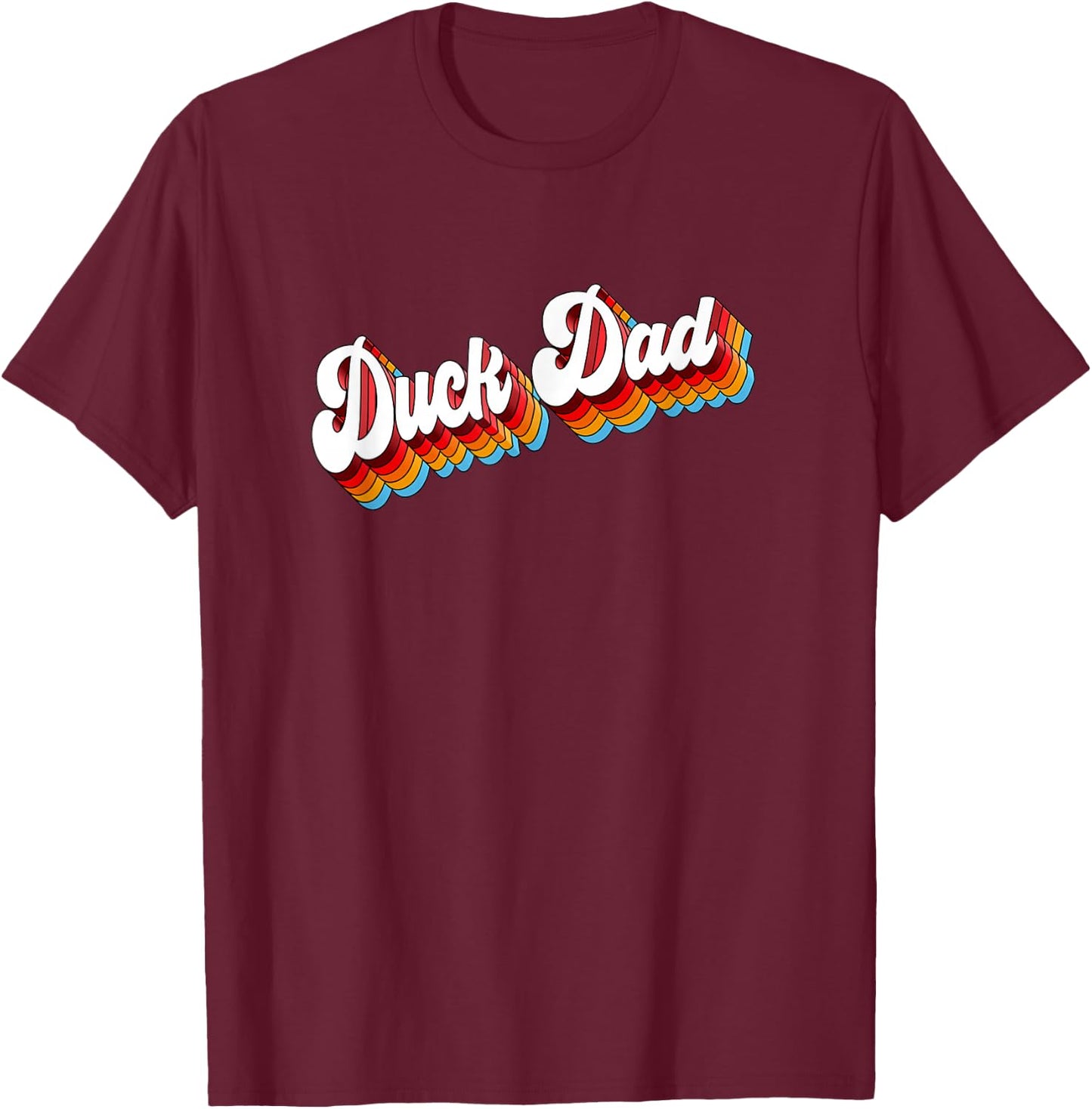 Duck Dad T-Shirt - T-Shirt | Maroon