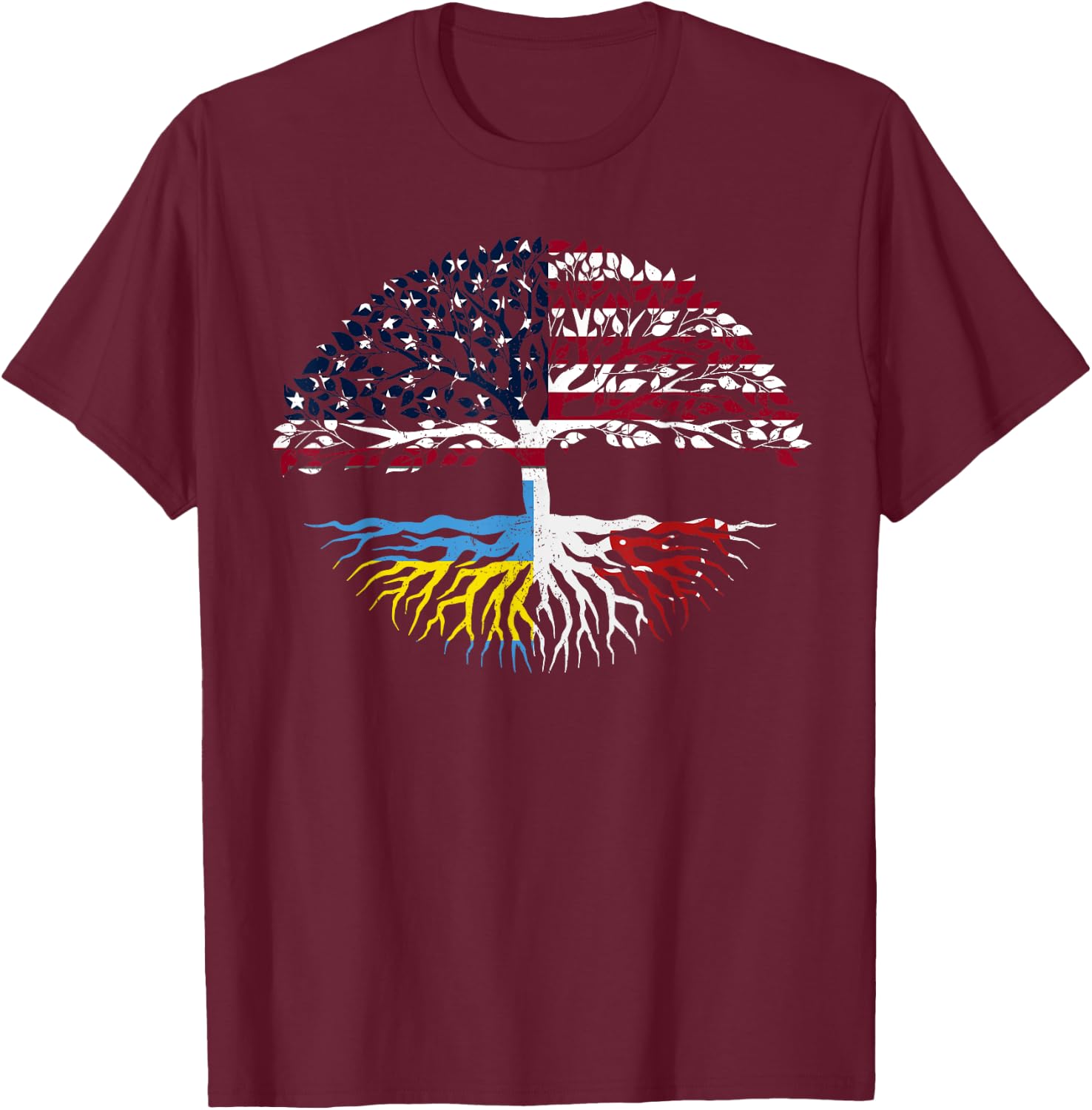 Rusyn Carpatho Slavic ethnic Carpathian diaspora Ruthenians T-Shirt - T-Shirt | Maroon