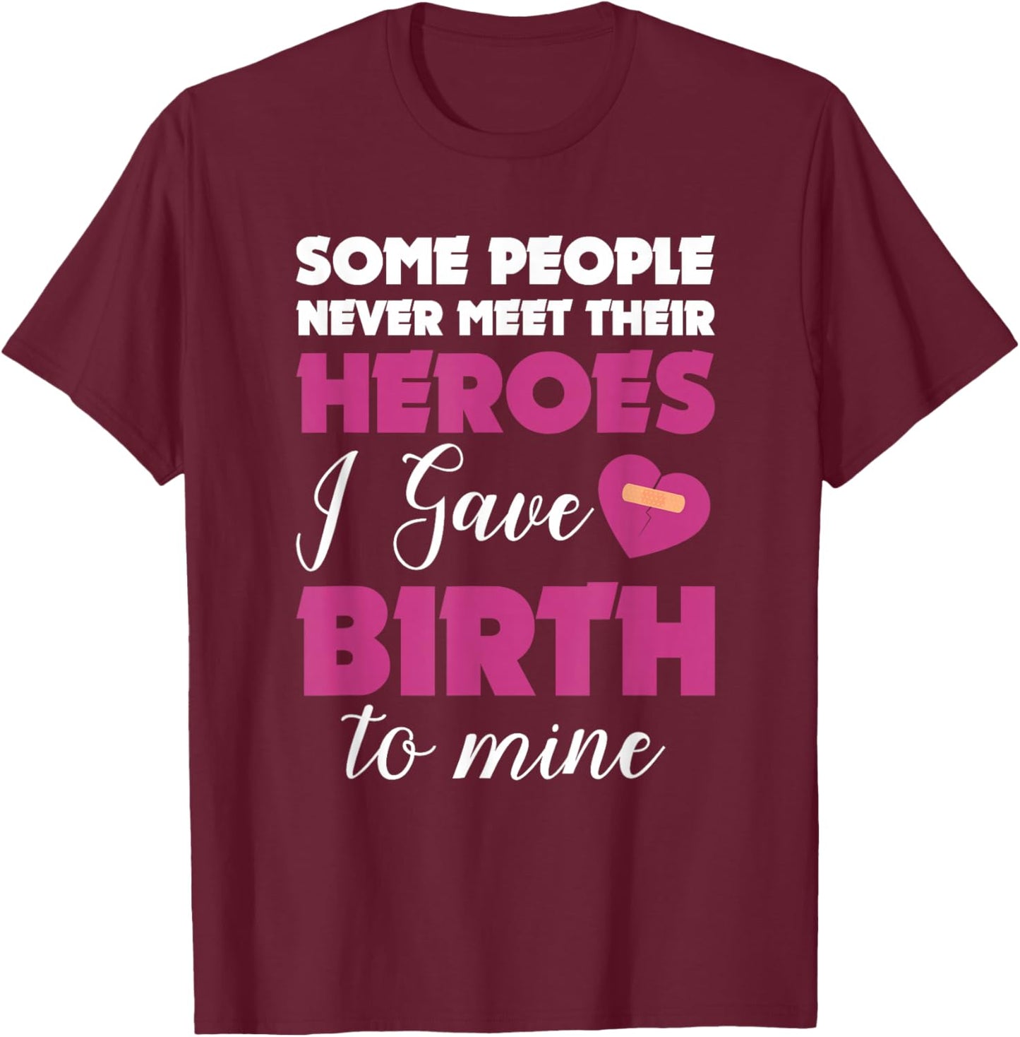 Congenital Heart Defect Shirt CHD Awareness Some People T-Shirt - T-Shirt | Maroon