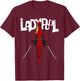 Marvel Studios Deadpool & Wolverine Ladypool with Swords T-Shirt - T-Shirt | Maroon