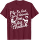 My Ex Has Three Spirit Animals Lion Ass Cheetah Men Women T-Shirt - T-Shirt | Maroon