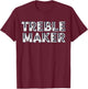 Treble Maker, Funny Piano Pianist T-Shirt - T-Shirt | Maroon