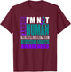 Necrotizing Fasciitis T-Shirt - T-Shirt | Maroon