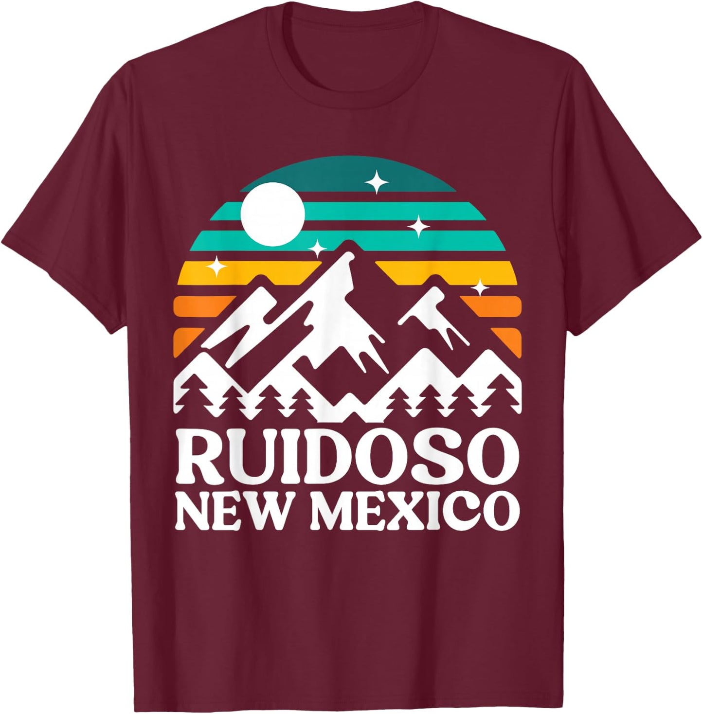 Ruidoso NM, Ruidoso New Mexico, Ruidoso T-Shirt - T-Shirt | Maroon