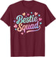 Funny Tie Dye Best Friend Matching Bestie Squad BFF Cute T-Shirt - T-Shirt | Maroon