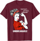 Takayasu Arteritis Warrior Unbreakable Shirt Awareness Gift T-Shirt - T-Shirt | Maroon