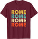 Rome Italy T-Shirt - T-Shirt | Maroon