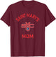 Saint Mary's College Gaels Arched Mom T-Shirt - T-Shirt | Maroon