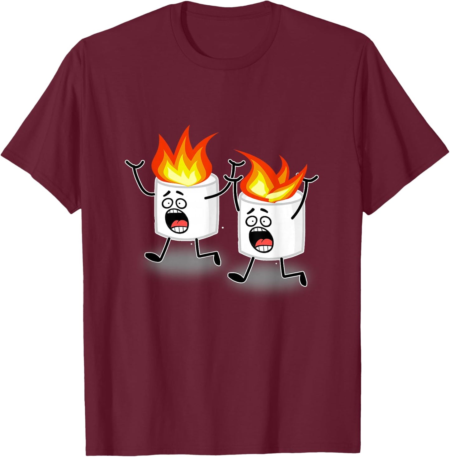 Children's Camp Camping Funny Boys Kids T-Shirt - T-Shirt | Maroon