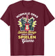 Normal Grandpas Playing Bingo Cool Grandpa Playing Guitar T-Shirt - T-Shirt | Maroon