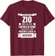 They Call Me Zio Italian Uncle T-Shirt - T-Shirt | Maroon